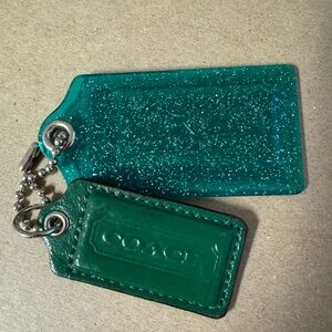 Coach Green Hang Tag Set